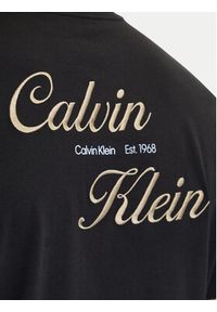 Calvin Klein Jeans T-Shirt SS 30s EU LV04RG804G Czarny Regular Fit. Kolor: czarny. Materiał: bawełna #4