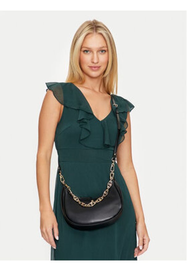 Steve Madden Torebka Bwand Crossbody SM13001260-02002-B-G Czarny. Kolor: czarny. Materiał: skórzane