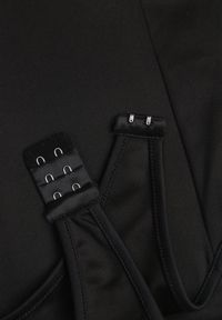 Renee - Czarne Body z Usztywnionymi Miseczkami Dodatkowo Łańcuszek z Cyrkonii Valedi. Kolor: czarny. Styl: wizytowy #4