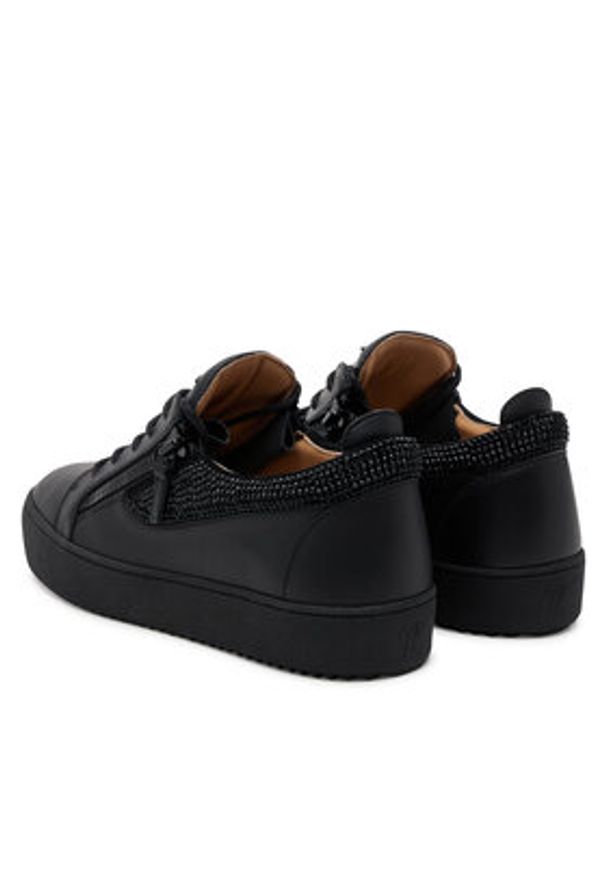 Giuseppe Zanotti - GIUSEPPE ZANOTTI Sneakersy May London RU40038/001 Czarny. Kolor: czarny. Materiał: skóra
