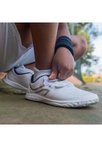 Decathlon - Buty sportowe dla dzieci Artengo TS100. Okazja: na uczelnię. Zapięcie: rzepy. Kolor: biały. Materiał: poliester. Sport: joga i pilates #2
