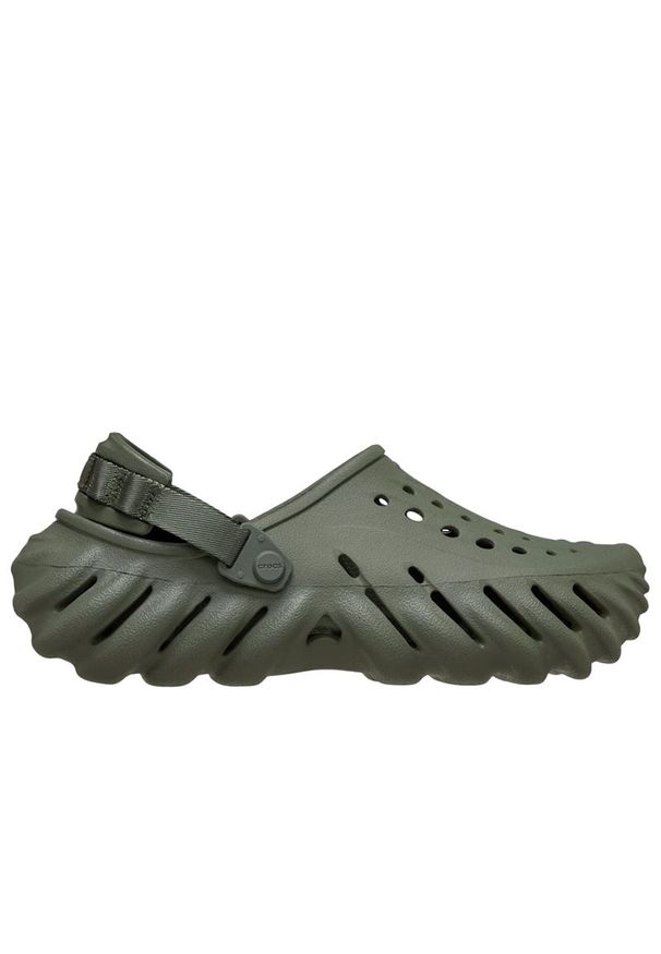 Klapki unisex Crocs X-Echo Clog 207937-3J5 - zielone. Kolor: zielony. Materiał: materiał. Sezon: lato