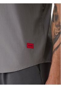 Hugo - HUGO Koszula Ellino 50560584 Szary Relaxed Fit. Kolor: szary. Materiał: bawełna #4