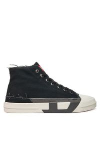 Diesel Trampki High-Top Y03505PR012 HA688 Czarny. Kolor: czarny. Materiał: materiał