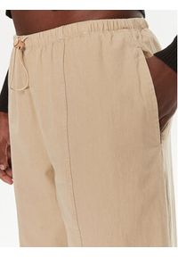 Brave Soul Spodnie materiałowe LTRW-272LIBBYST Beżowy Straight Fit. Kolor: beżowy. Materiał: bawełna