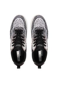 Liu Jo Sneakersy Maxi Wonder Glitter 01 BF5009 TX007 Srebrny. Kolor: srebrny #4