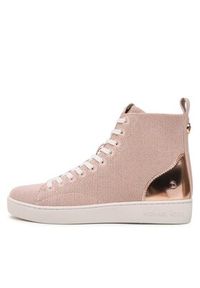 MICHAEL Michael Kors Sneakersy Eddie Knit High Top 43S3NVFS2D Różowy. Kolor: różowy. Materiał: materiał #3