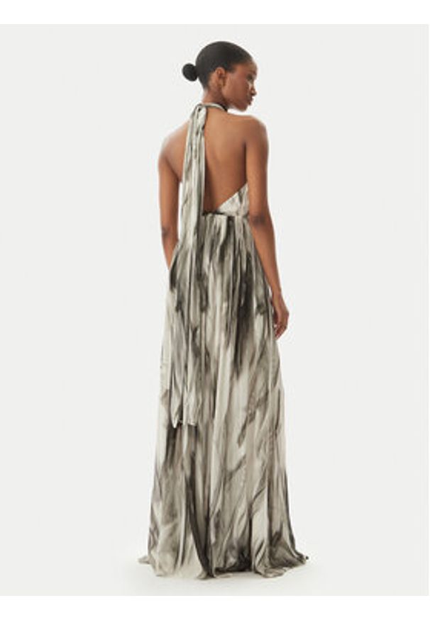 Elisabetta Franchi Sukienka letnia ABR4752E2 E84 Czarny Regular Fit. Kolor: czarny. Materiał: syntetyk. Sezon: lato