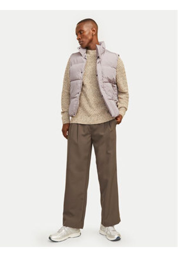Jack & Jones - Jack&Jones Kamizelka Bradley 12256981 Szary Regular Fit. Kolor: szary. Materiał: syntetyk