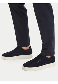 Armani Exchange Sneakersy XM002617 AF19687 ZB004 Granatowy. Kolor: niebieski. Materiał: skóra, zamsz #4