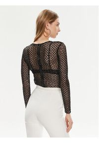 Elisabetta Franchi Body BO-014-42E2-6001 Czarny Slim Fit. Kolor: czarny. Materiał: syntetyk #2