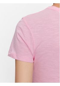 TOMMY HILFIGER - Tommy Hilfiger T-Shirt 1985 WW0WW37857 Różowy Slim Fit. Kolor: różowy. Materiał: bawełna #3