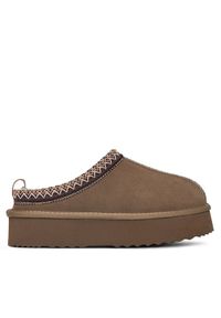 DeeZee Śniegowce 0B780P-P Khaki. Kolor: brązowy. Materiał: zamsz, skóra