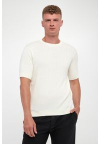 Emporio Armani - T-shirt męski dzianinowy z kaszmirem EMPORIO ARMANI. Materiał: dzianina, kaszmir #2