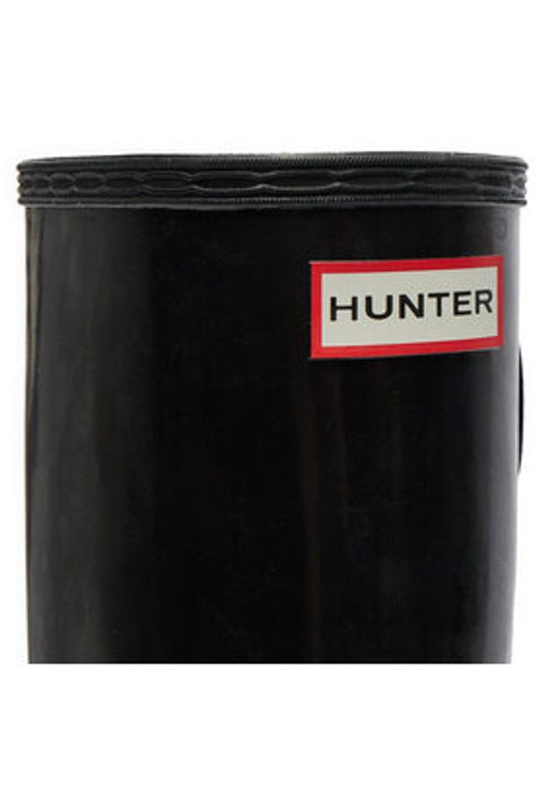 Hunter Kalosze Original Gloss W23616 Czarny. Kolor: czarny. Materiał: kauczuk