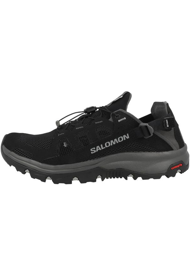 salomon - Buty trekkingowe męskie Salomon Techamphibian 5. Kolor: czarny. Materiał: materiał, tkanina. Szerokość cholewki: normalna. Sport: turystyka piesza