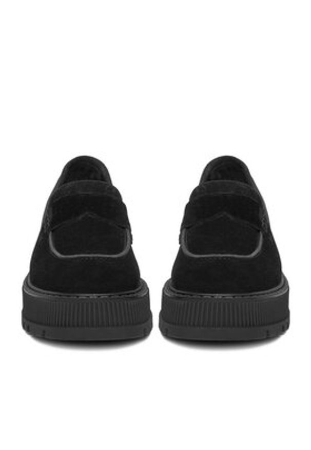 G-Star RAW - G-Star Raw Loafersy EO-HAYAT-9001-25 Czarny. Kolor: czarny. Materiał: zamsz, skóra