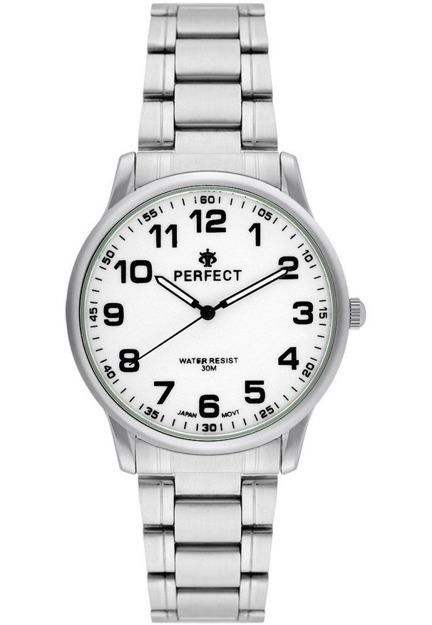 Zegarek Perfect R417N-01 męski klasyczny czytelny 40 mm .. Styl: klasyczny
