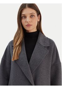 ViCOLO Płaszcz wełniany TF0003 Szary Regular Fit. Kolor: szary. Materiał: syntetyk #2
