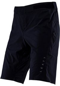 Spodenki rowerowe (+spodenki kolarskie z pampersem w zestawie) LEATT Shorts. Kolor: czarny. Sport: kolarstwo
