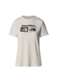 Koszulka damska The North Face Foundation 0A8BRZQLI1 - biała. Kolor: biały. Materiał: poliester, materiał. Sport: fitness #1