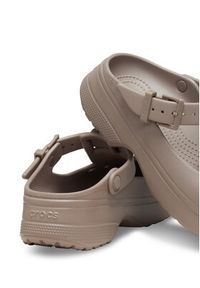 Crocs Klapki Classic Mary Jane Clog 210581 Brązowy. Kolor: brązowy