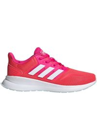 Adidas - Buty dla dzieci adidas Runfalcon K czerwono-różowe EG2550. Kolor: różowy, wielokolorowy, czerwony #1