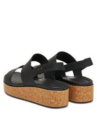 Crocs Sandały Brooklyn Cork Low Wedge 211144 Czarny. Kolor: czarny