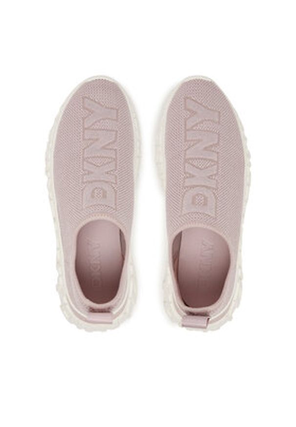 DKNY Sneakersy Lillie K1688768 Różowy. Kolor: różowy. Materiał: materiał