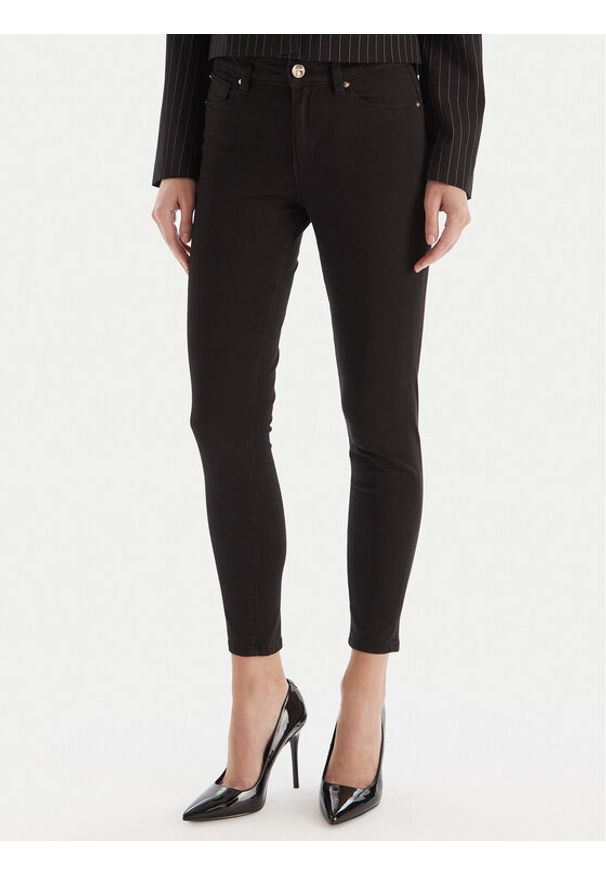 Fracomina Jeansy FP25WV8000W72001 Czarny Slim Fit. Kolor: czarny