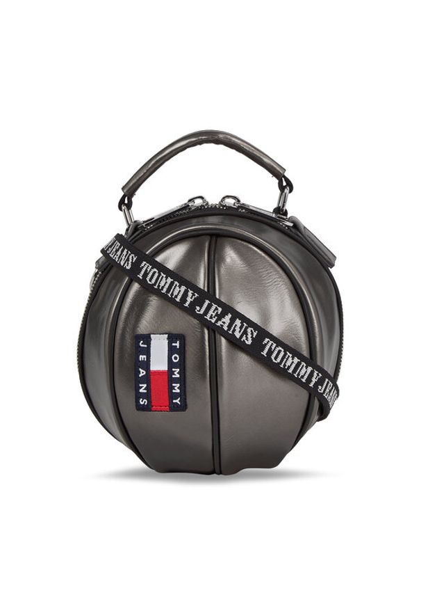 Tommy Jeans Torebka Tjw Heritage B. Ball Bag Metal AW0AW15434 Szary. Kolor: szary