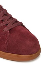 Calvin Klein Jeans Sneakersy Low Profile Cupsole Su YM0YM01321 Bordowy. Kolor: czerwony. Materiał: zamsz, skóra #4