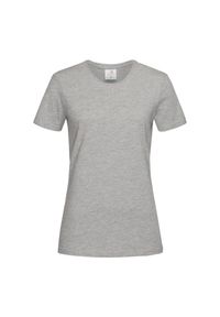 Stedman - Koszulka Damska Classic Heather Regular T-shirt. Kolor: szary