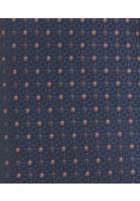 Krawat Męski - Angelo di Monti - Granatowy w Groszek. Kolor: niebieski. Materiał: tkanina. Wzór: grochy. Styl: elegancki, wizytowy #5