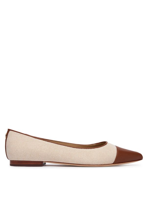 Lauren Ralph Lauren - Baleriny LAUREN RALPH LAUREN. Kolor: beżowy