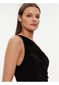NORMA KAMALI Sukienka koktajlowa KK2223PL667001 Czarny Slim Fit. Kolor: czarny. Materiał: syntetyk. Styl: wizytowy #4