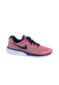 Buty treningowe dla dzieci Nike Tanjun Racer GS. Okazja: na uczelnię. Zapięcie: sznurówki. Kolor: różowy. Materiał: syntetyk, tkanina, materiał. Szerokość cholewki: normalna. Model: Nike Tanjun. Sport: joga i pilates