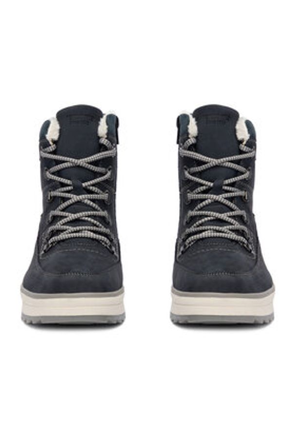 Remonte Trzewiki CEO-D2B74-14 Granatowy. Kolor: niebieski. Materiał: skóra, nubuk