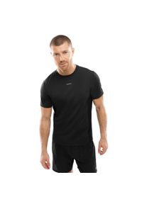 SIROKO - Męska koszulka do biegania z krótkim rękawem Fitness Siroko Gate Black. Kolor: czarny. Materiał: materiał. Długość rękawa: krótki rękaw. Długość: krótkie. Sport: fitness #1