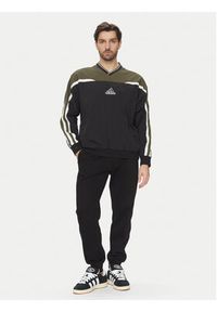 Adidas - adidas Bluza Cutline JD5395 Czarny Loose Fit. Kolor: czarny. Materiał: syntetyk #5