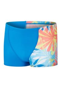 Kąpielówki chłopięce spodenki kąpielowe Speedo Digital Aquashort. Kolor: niebieski, wielokolorowy, pomarańczowy #1