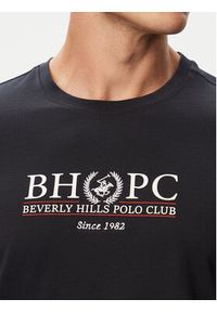 Beverly Hills Polo Club T-Shirt P-SS26M-TS2450043NVY Granatowy Regular Fit. Typ kołnierza: polo. Kolor: niebieski. Materiał: bawełna #2