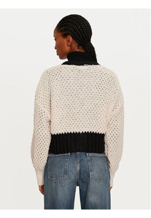 only - ONLY Kardigan Rose 15327593 Beżowy Regular Fit. Kolor: beżowy. Materiał: syntetyk