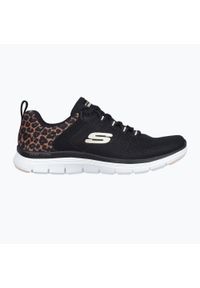 skechers - Buty damskie SKECHERS Flex Appeal 4.0 Wild Balladleopard. Kolor: czarny. Model: Skechers Sport. Sport: turystyka piesza #1