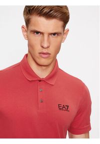 EA7 Emporio Armani Polo 8NPF04 PJM5Z 1462 Czerwony Regular Fit. Typ kołnierza: polo. Kolor: czerwony. Materiał: bawełna