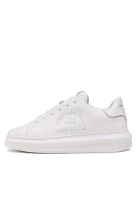 Karl Lagerfeld - KARL LAGERFELD Sneakersy KL52539 Biały. Kolor: biały. Materiał: skóra