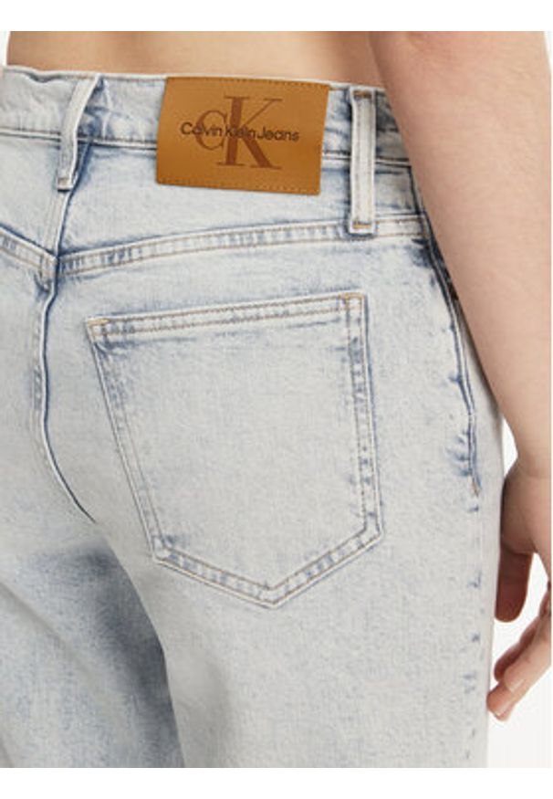 Calvin Klein Jeans Jeansy J20J225139 Niebieski Mom Fit. Kolor: niebieski