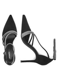 DeeZee Szpilki AJ-1932 Czarny. Kolor: czarny. Materiał: materiał. Obcas: na szpilce #7