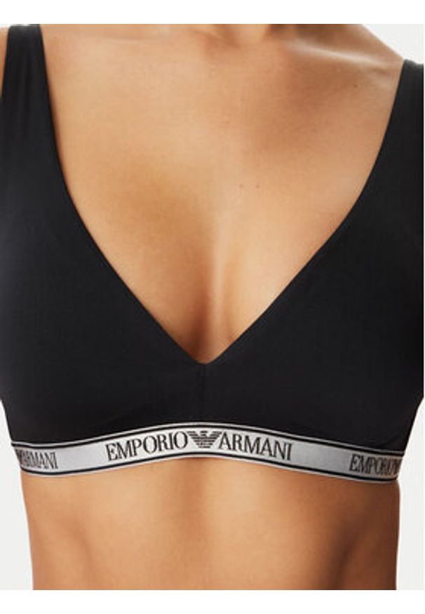 Emporio Armani Underwear Biustonosz EW000435 AF19028 UC001 Czarny. Kolor: czarny. Materiał: syntetyk