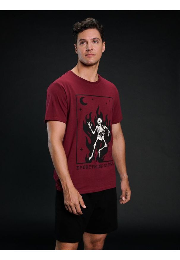 Sinsay - Piżama dwuczęściowa z motywem Halloween - wielobarwny